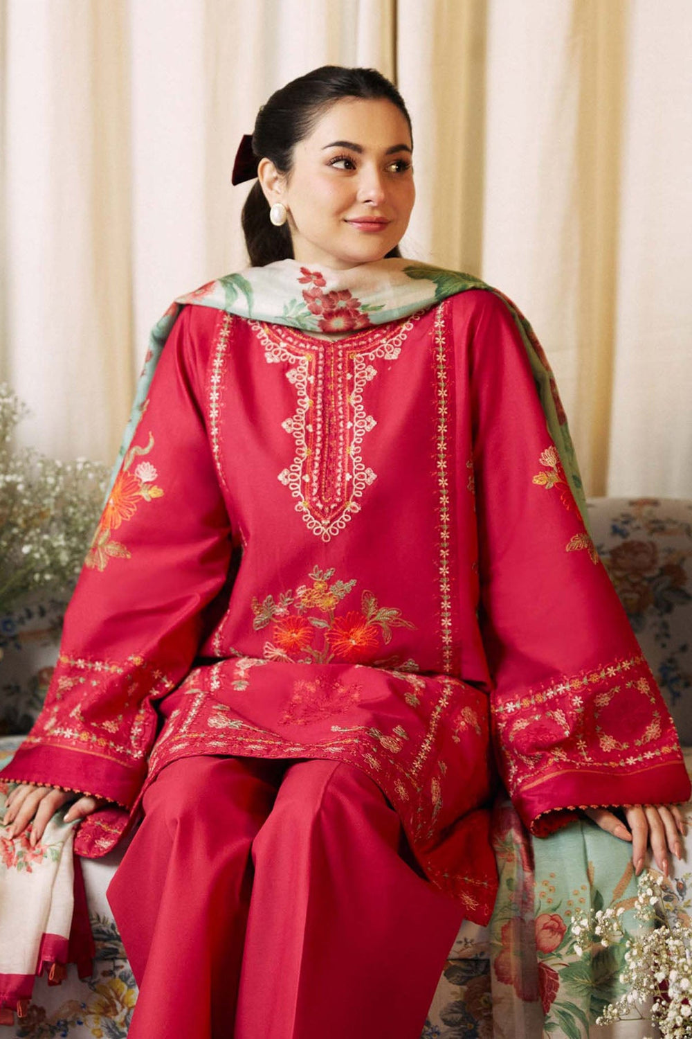 Embroidered Dhanak Collection