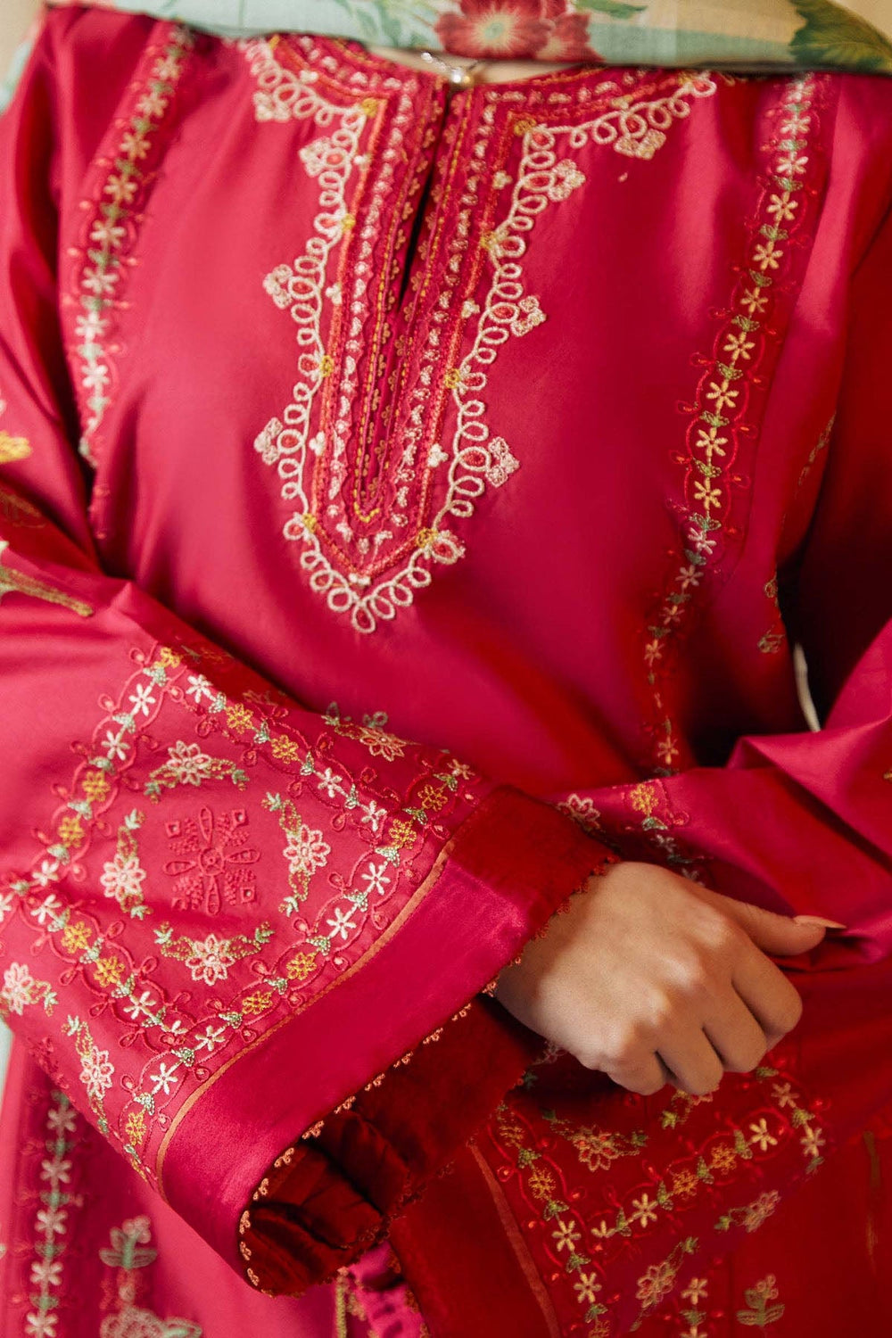 Embroidered Dhanak Collection