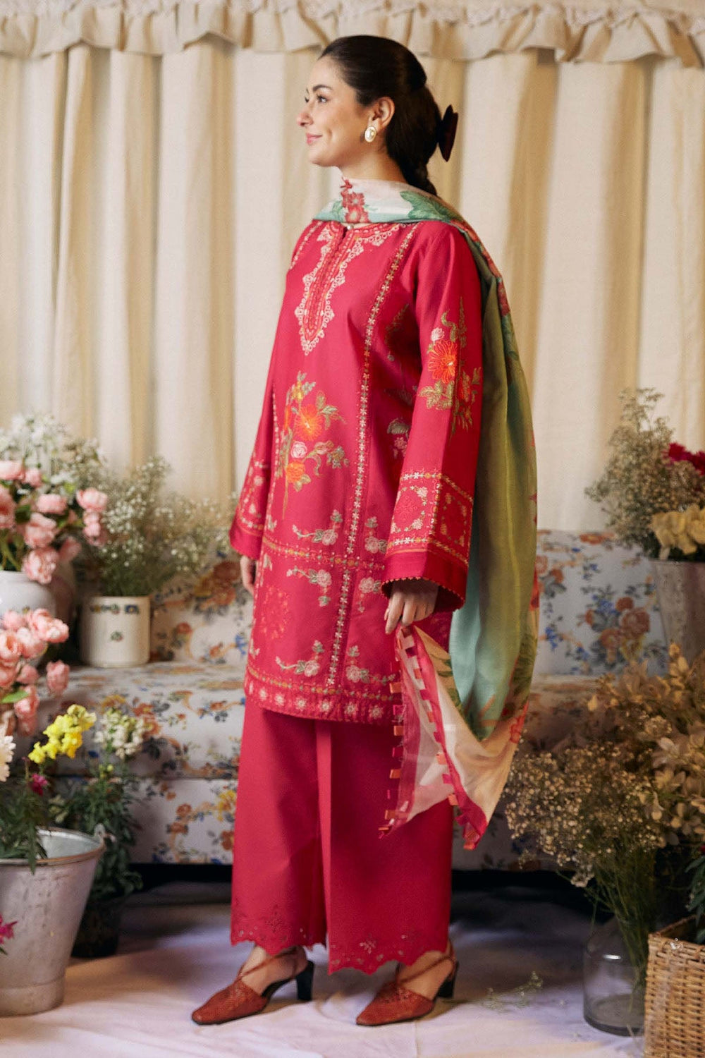 Embroidered Dhanak Collection