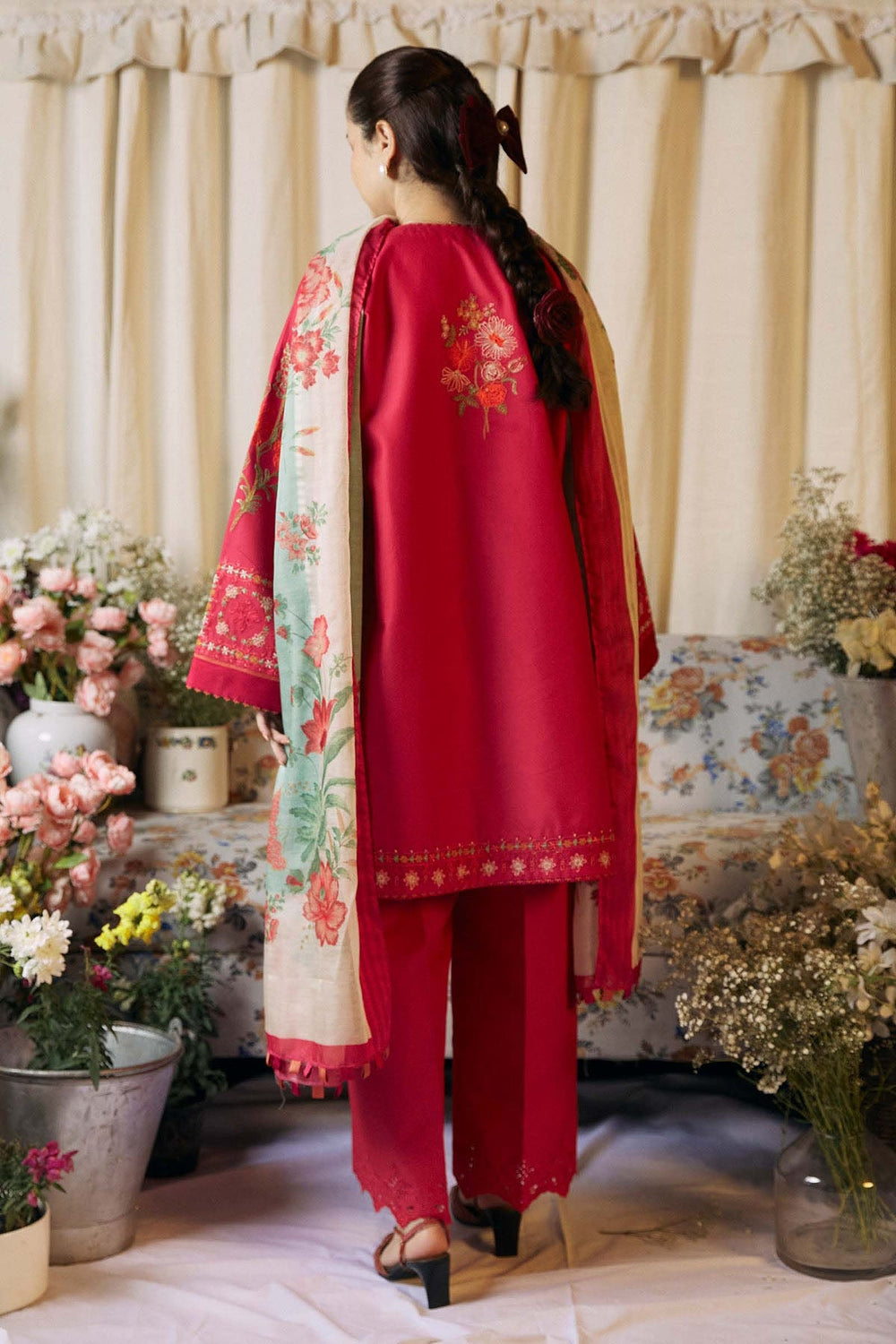Embroidered Dhanak Collection