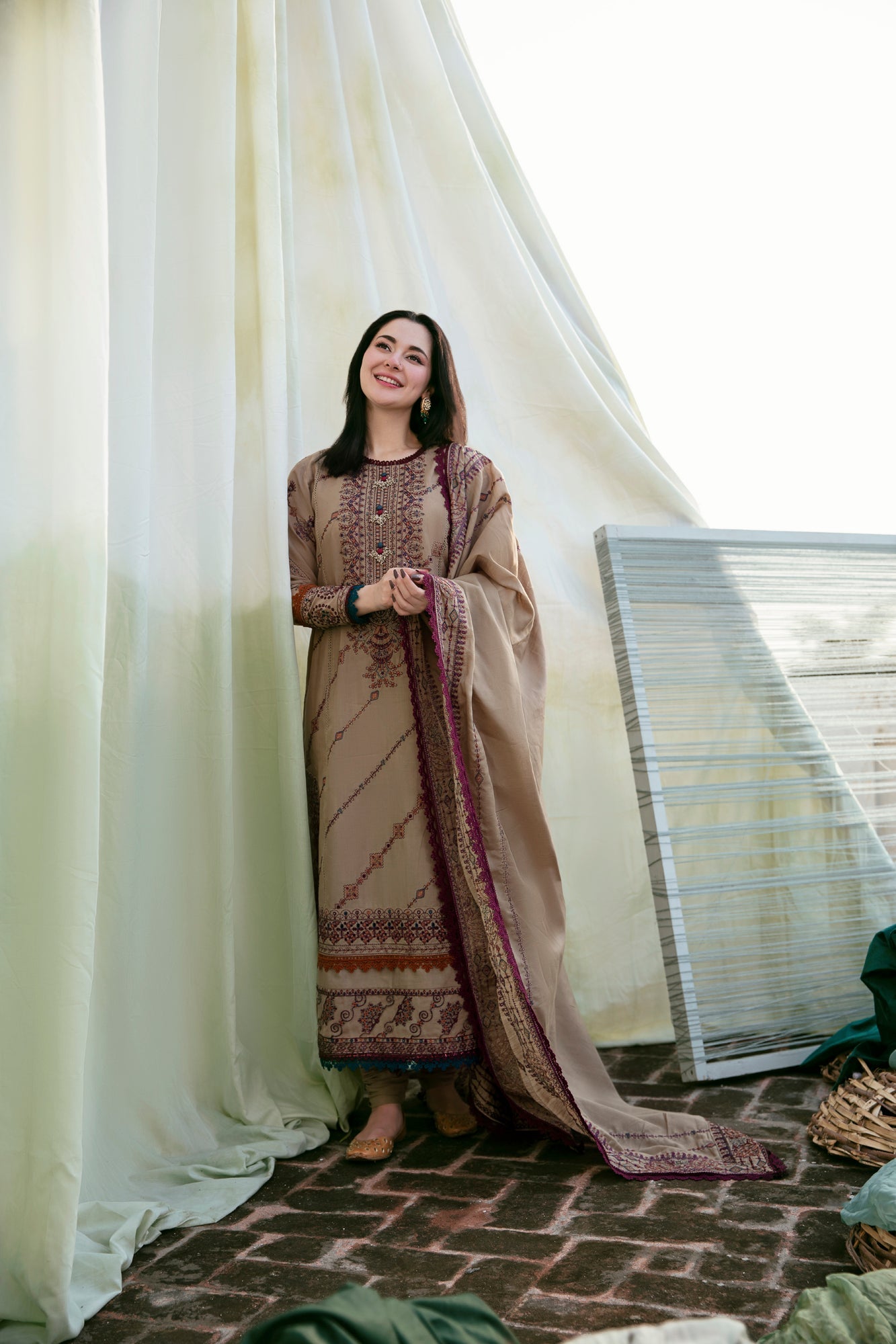 Embroidered Dhanak  Collection