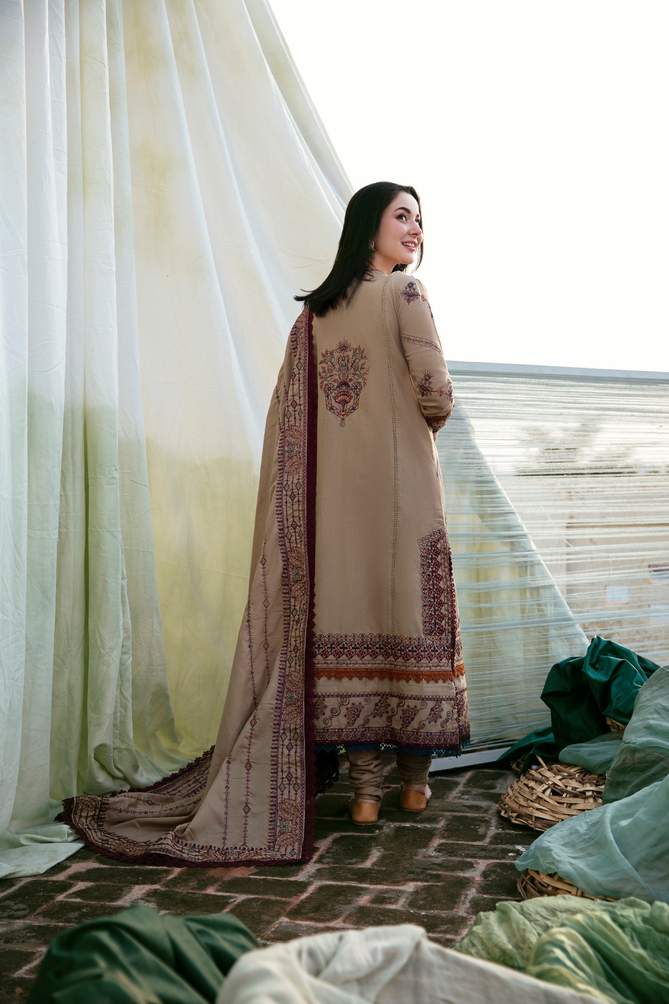 Embroidered Dhanak  Collection