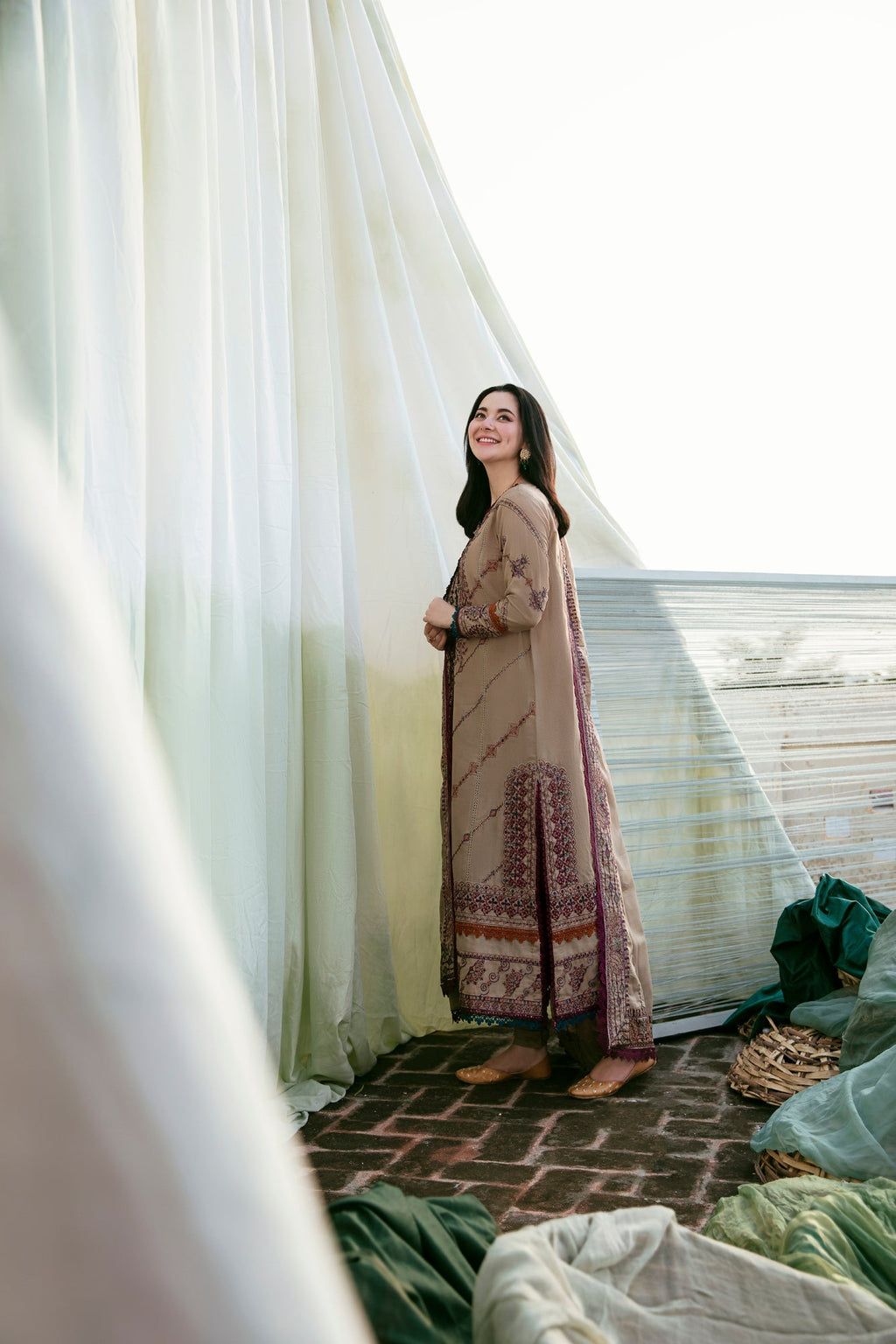 Embroidered Dhanak  Collection