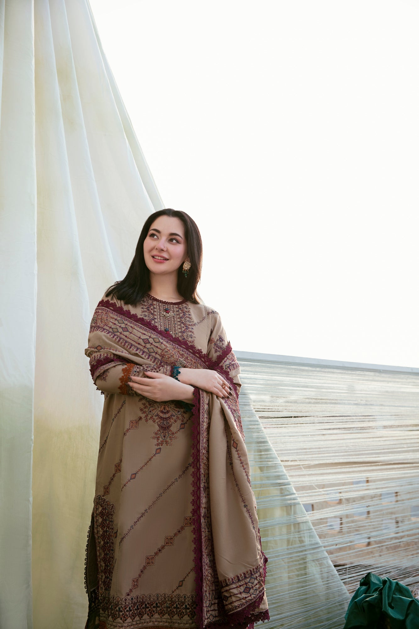 Embroidered Dhanak  Collection