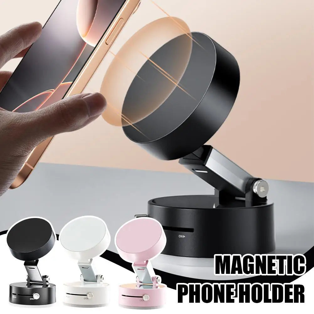 Magnetic Foldable Suction Phone Holder