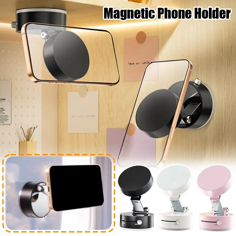 Magnetic Foldable Suction Phone Holder