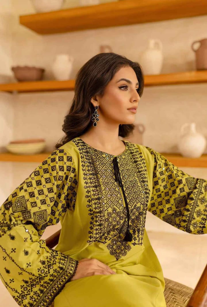 Embroided Unstitched 2-Piece