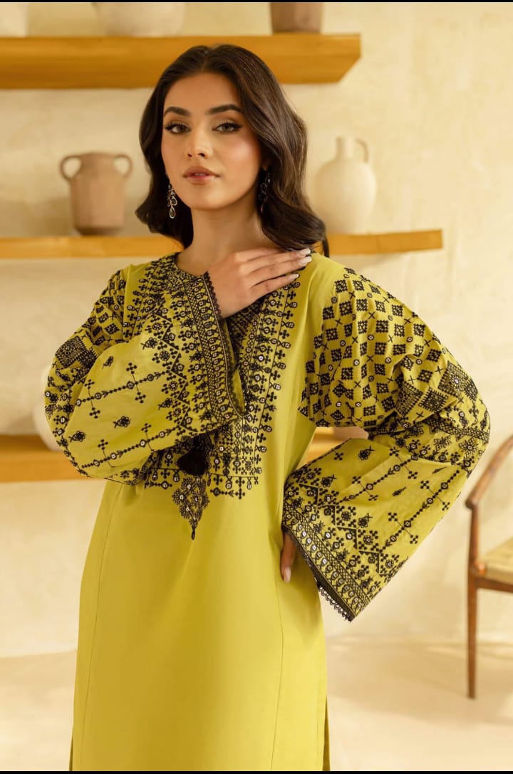 Embroided Unstitched 2-Piece