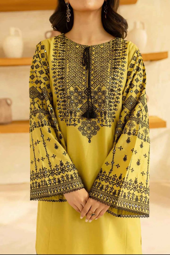 Embroided Unstitched 2-Piece