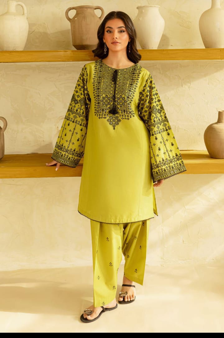 Embroided Unstitched 2-Piece