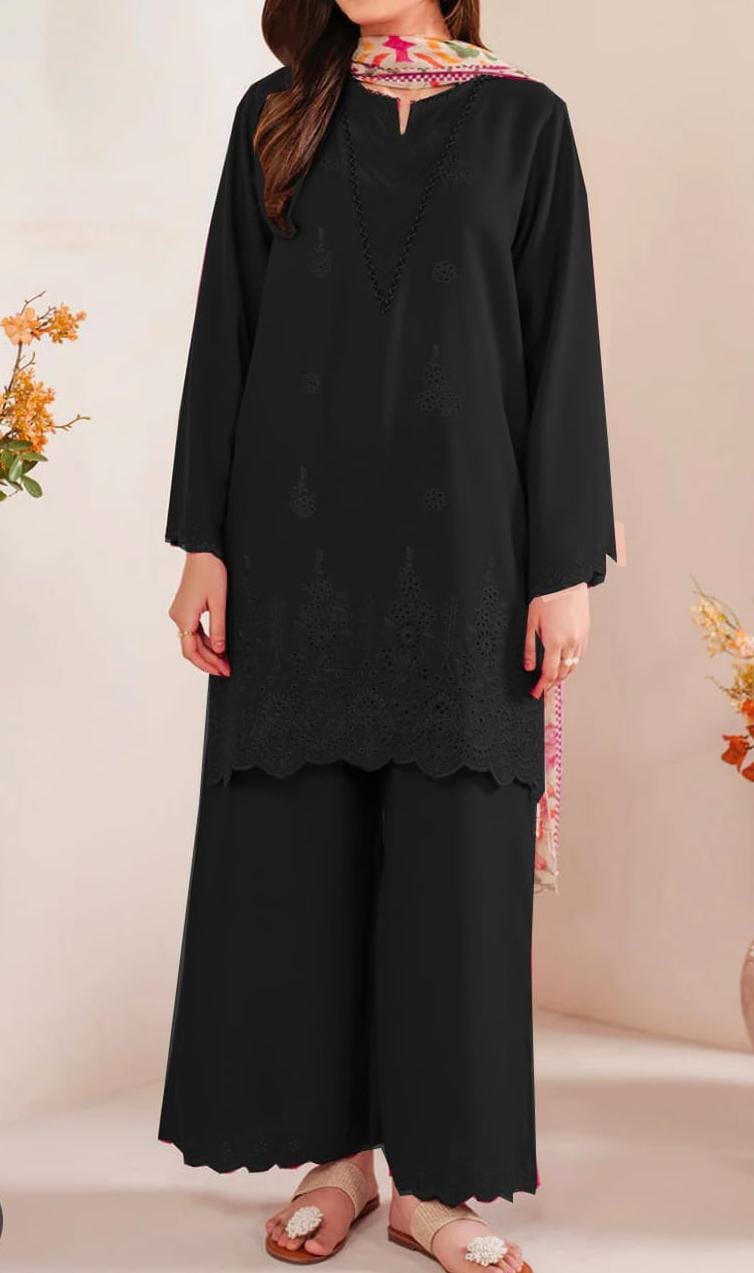 SAPPHIRE DHANAK | 3-PC Embroidered Set