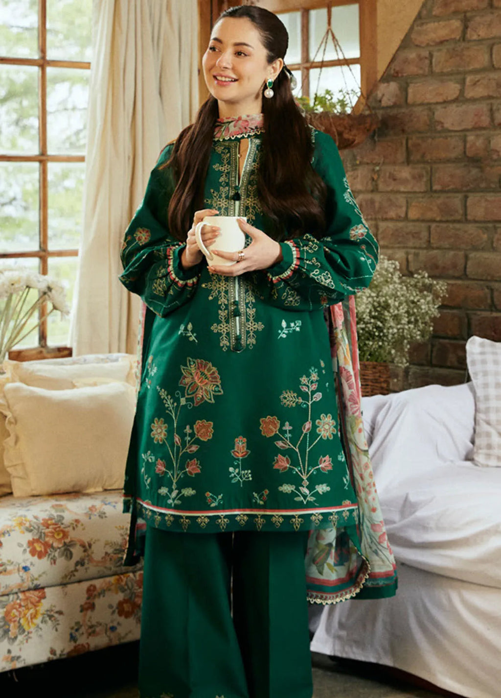 Embroidered Dhanak Collection