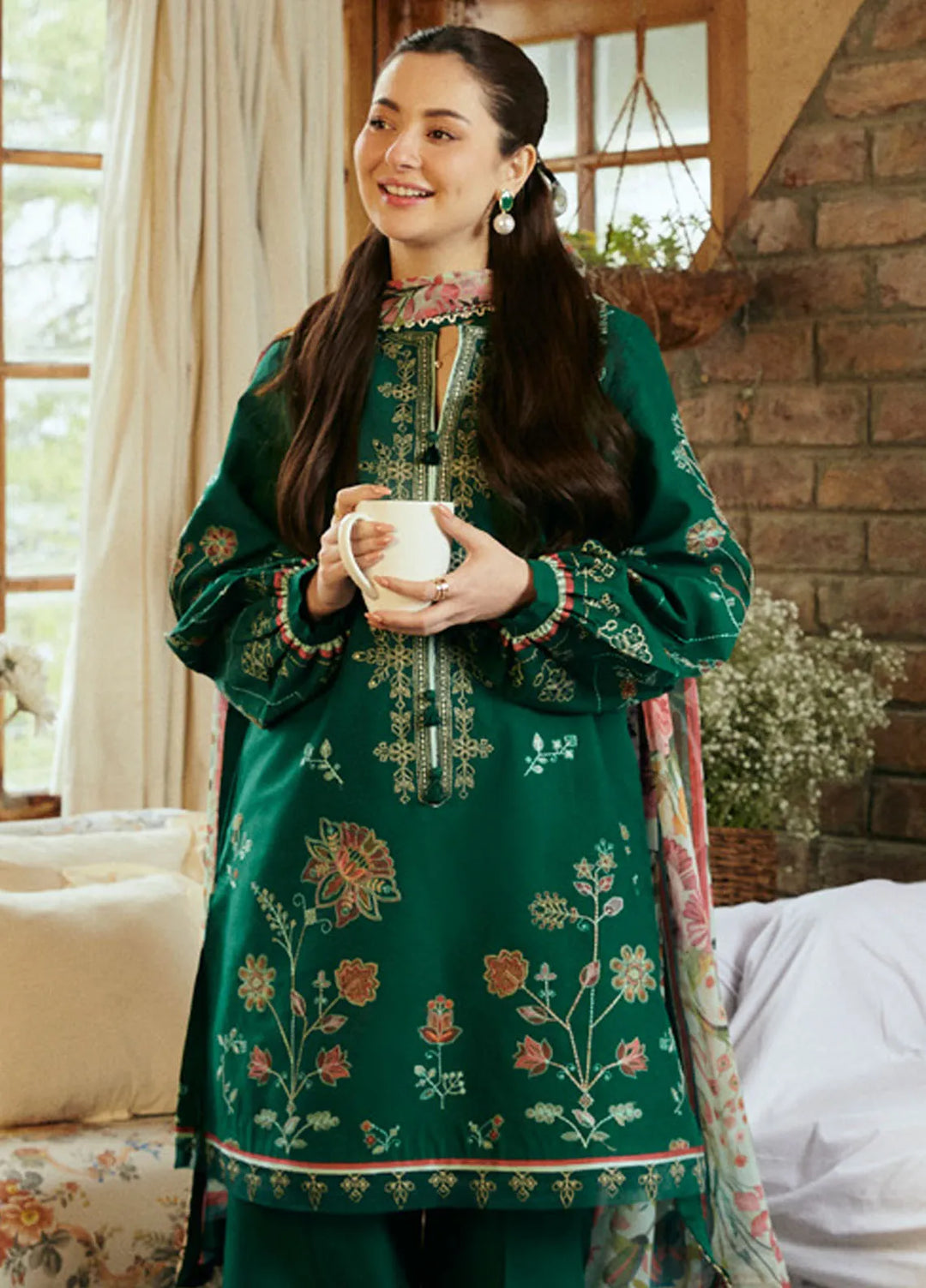 Embroidered Dhanak Collection